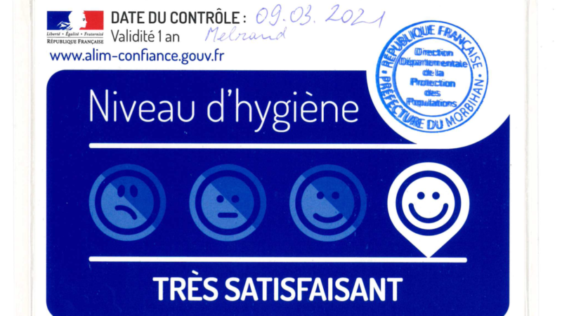 Rapport d’inspection du restaurant scolaire