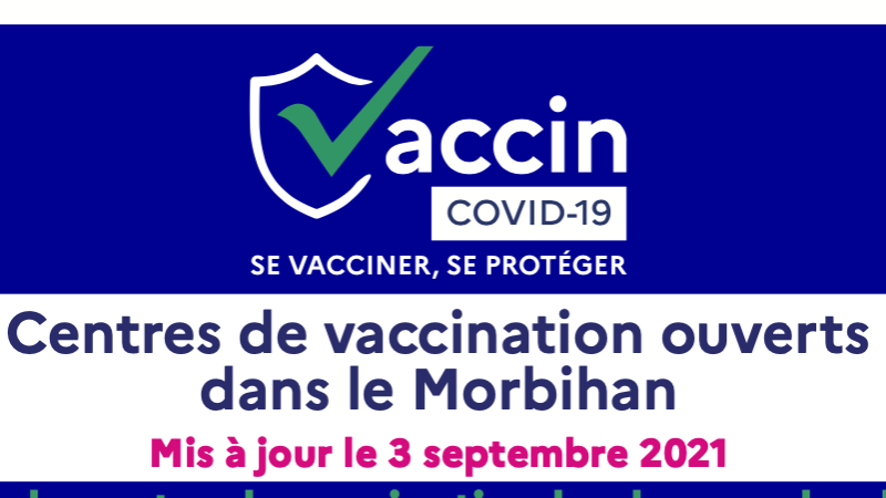 Centres de vaccination dans le Morbihan