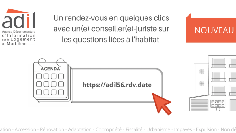Mise en place d’un module de prise de RDV en ligne sur le site de l’ADIL 56