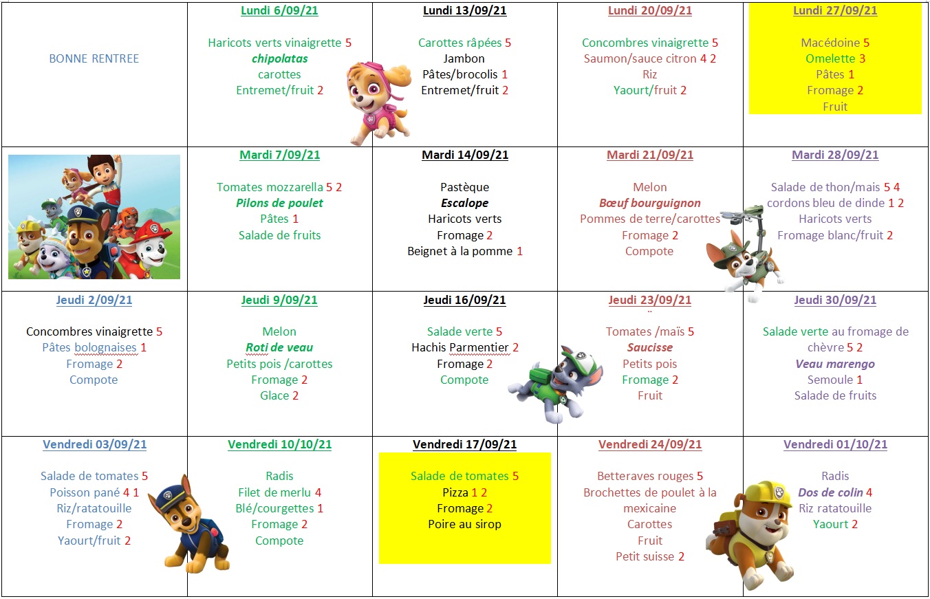 menus du 26 avril au 28 mai 2021 menus du 26 avril au 28 mai 2021