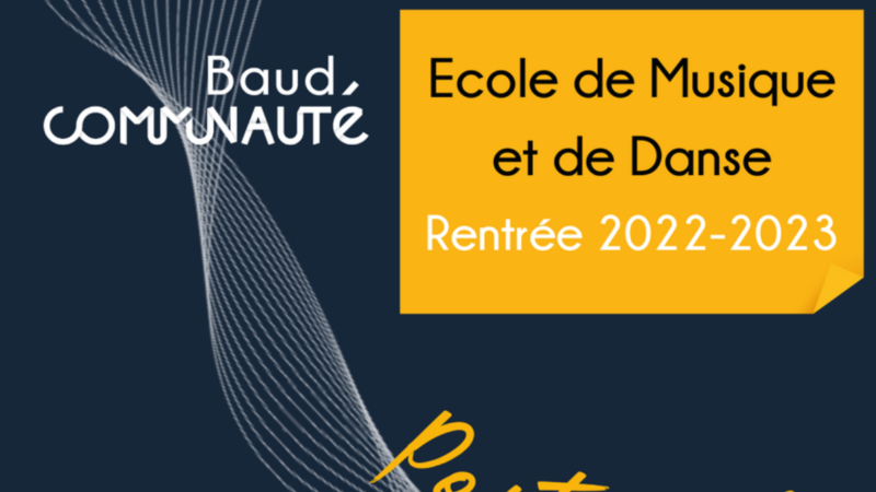 Inscriptions Ecole Musique et Danse- Baud Communauté