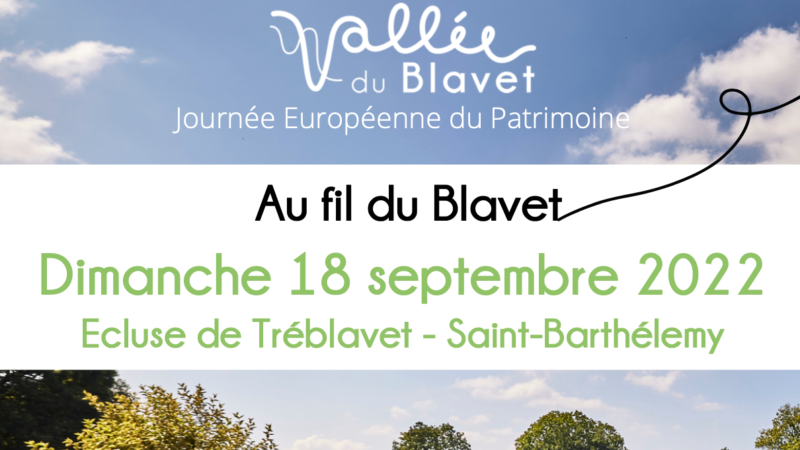 Journée du Patrimoine « Au fil du Blavet »