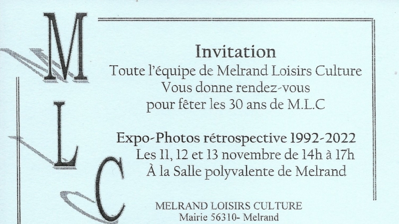Melrand Loisirs Culture fête ses trente ans
