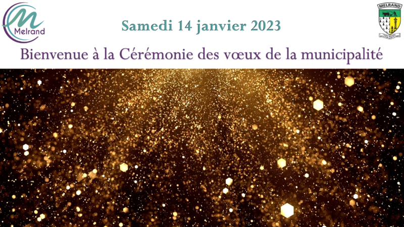 La cérémonie des voeux 2023