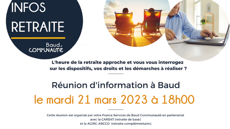 Informations Retraites – France Service Baud Communauté