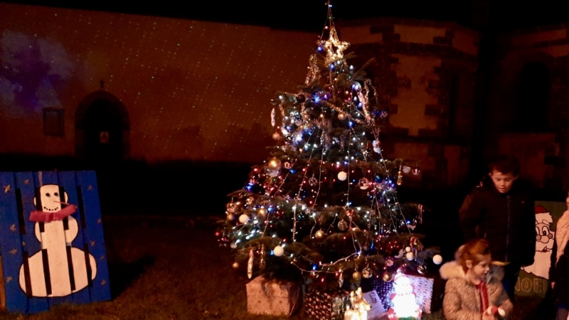 L’illumination du sapin de Noël