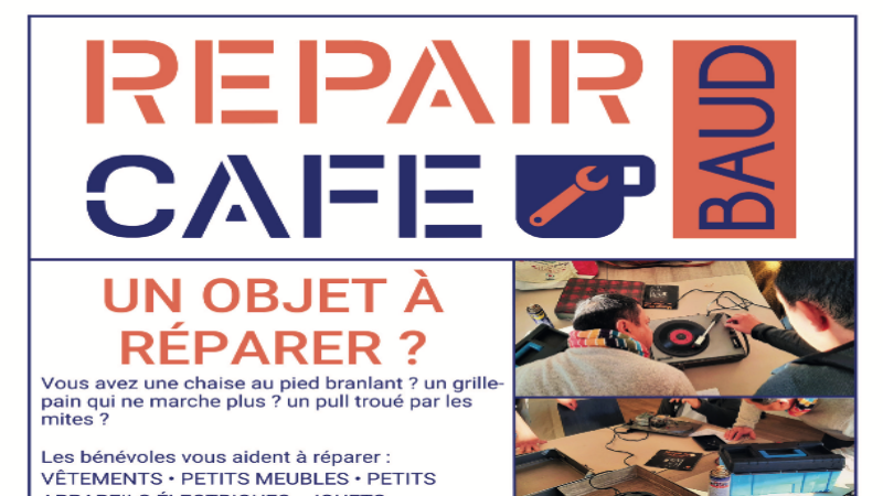 Repair café à Baud