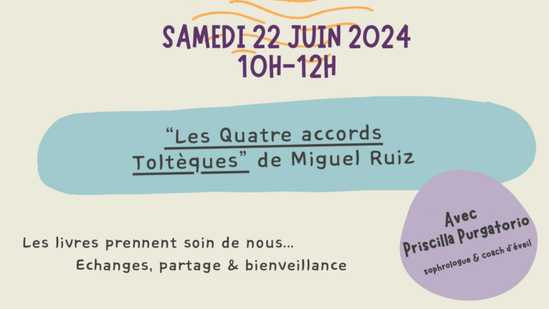 Prochain atelier « Lectures, café & méditation »