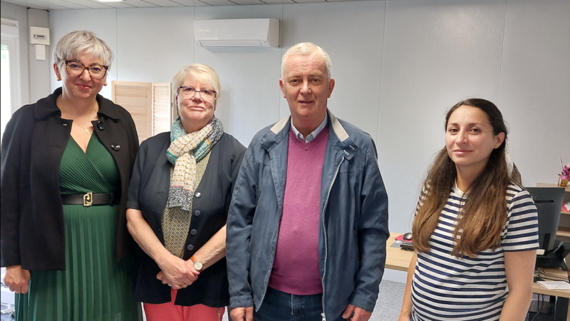 Visite de Mme Jourda, sénatrice du Morbihan