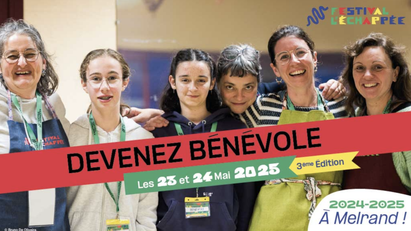 RÉUNION DES BÉNÉVOLES – FESTIVAL L’ÉCHAPPÉE