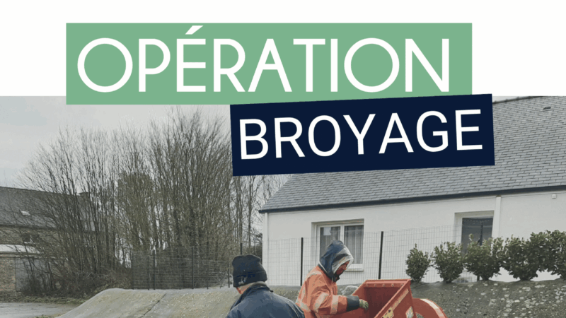 Opération broyage en Octobre 2025