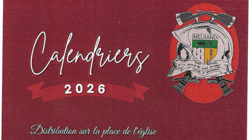 La distribution des calendriers des sapeurs- pompiers