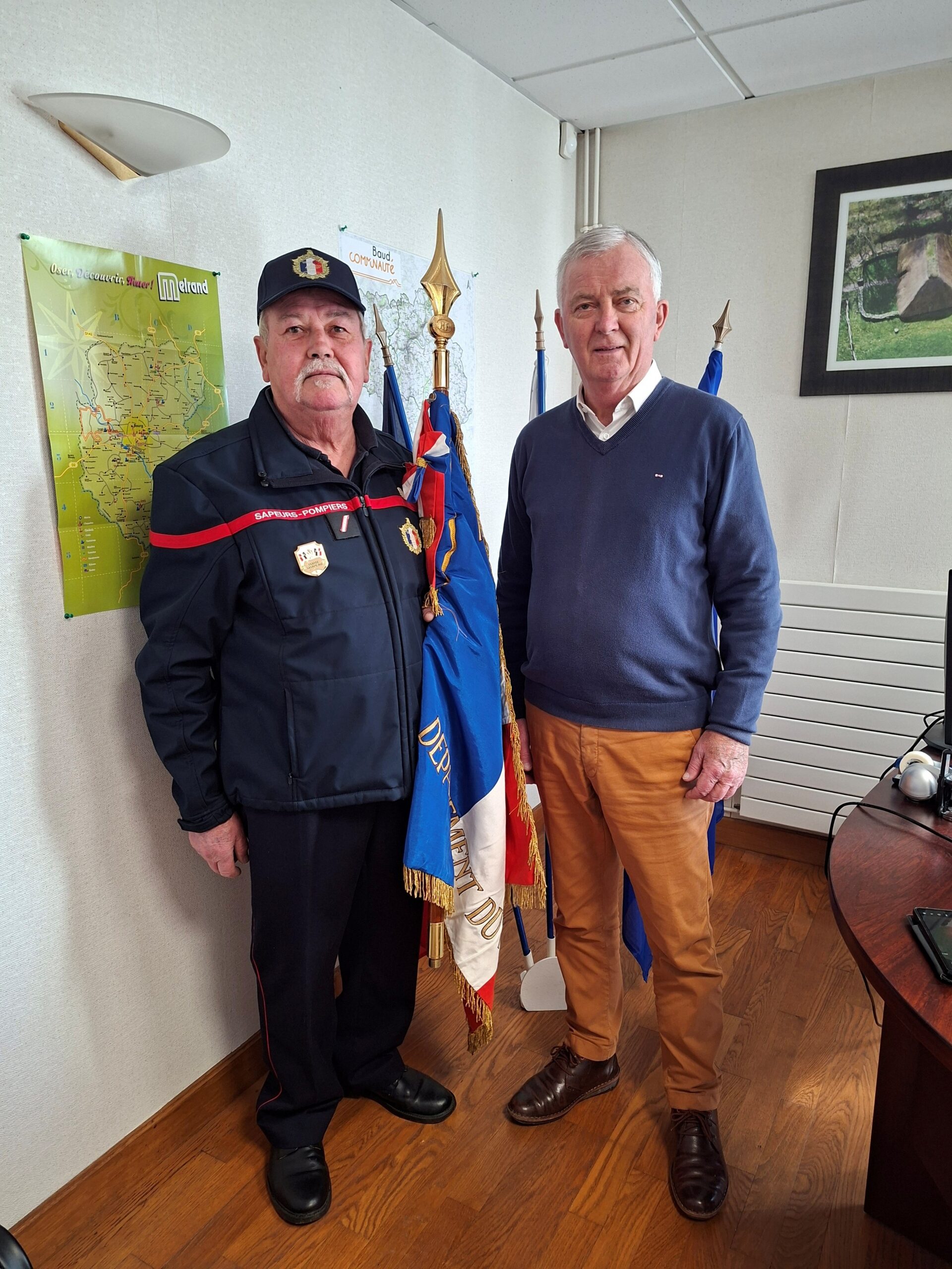 Médaille honorifique remis à M. Éric Tanguy