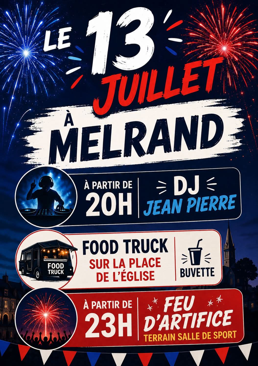 Soirée du 13 juillet