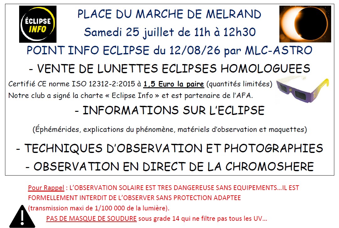 Point info éclipse